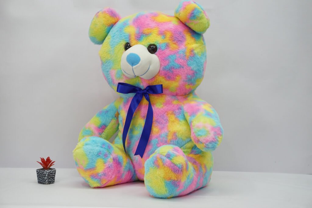 colorful Teddy bear rainbow color