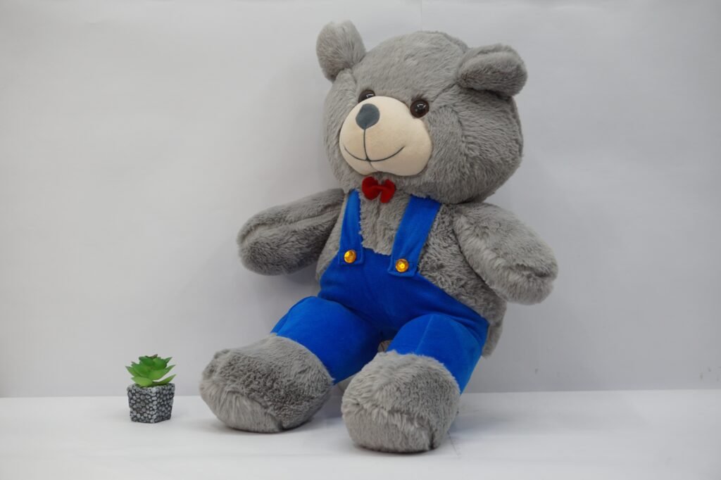 classic dungaree pants teddy bear